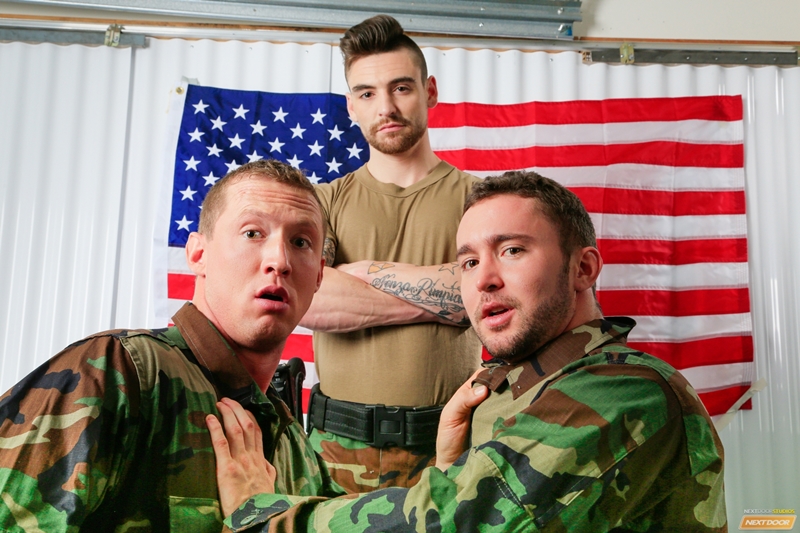 Army Colt Gay Porn - Army boys Johnny Torque, Colt Rivers and Pierce Hartman hot ...