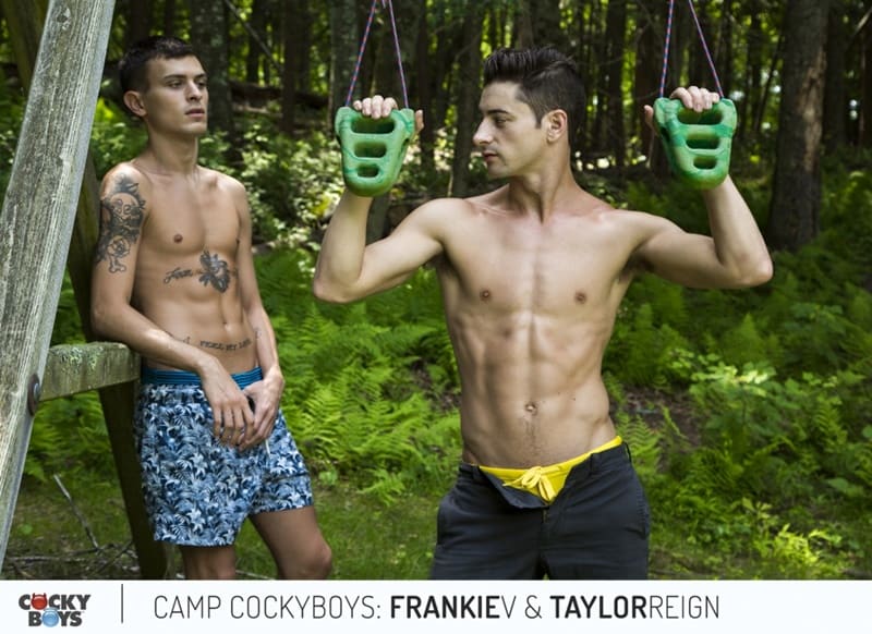 Fitness Camp In Porn Sex - Camp CockyBoys Frankie Valentine and Taylor Reign anal fuckfest â€“ Men for  Men Blog